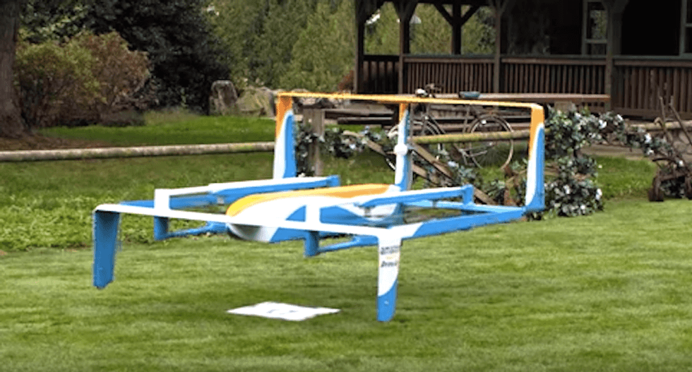 Watch how Amazon will use drones to deliver your goods