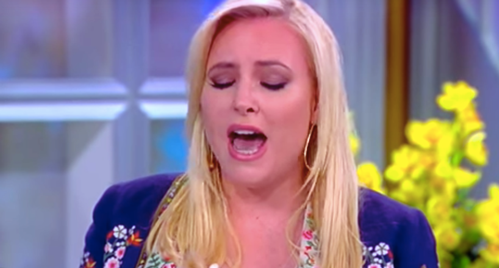 The View's Meghan McCain offers a litany of excuses for Sarah Huckabee Sanders -- but Joy Behar shuts her down