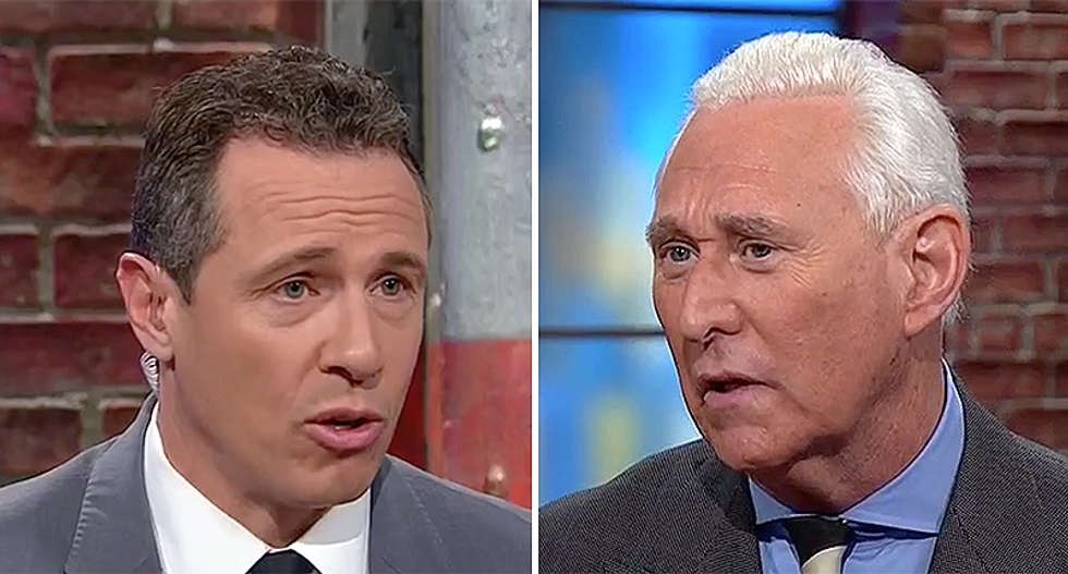 Roger Stone goes down in flames whining about YouTube to CNN’s Chris Cuomo