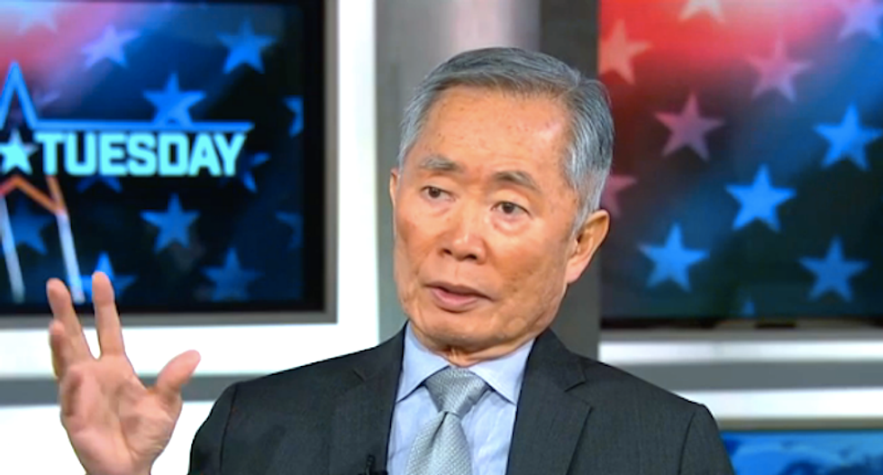 George Takei compares Trump fear-mongering to anti-Japanese hysteria during WWII