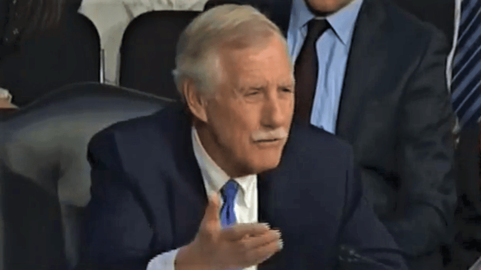 ‘No repercussions!’ Sen. Angus King blasts Trump for letting Russia get away with cyberattacks