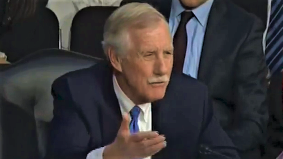 ‘No repercussions!’ Sen. Angus King blasts Trump for letting Russia get away with cyberattacks