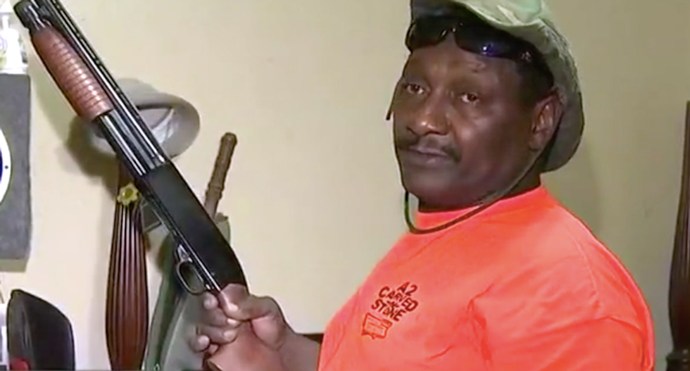 'Come back again': Georgia man asks for second chance to shoot burglars after they steal guns he kept for security