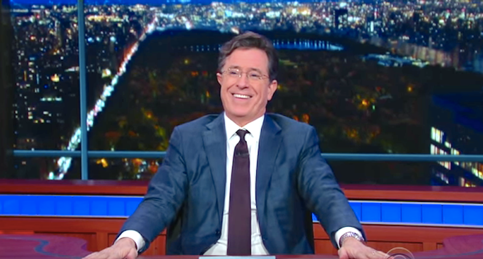 Stephen Colbert: Trump could insult his way to the presidency — remember when FDR said Hoover sucks?