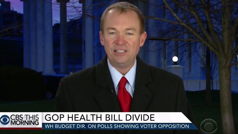 White House budget director: Don’t like Trumpcare? ‘Figure out a way to change the state’ you live in