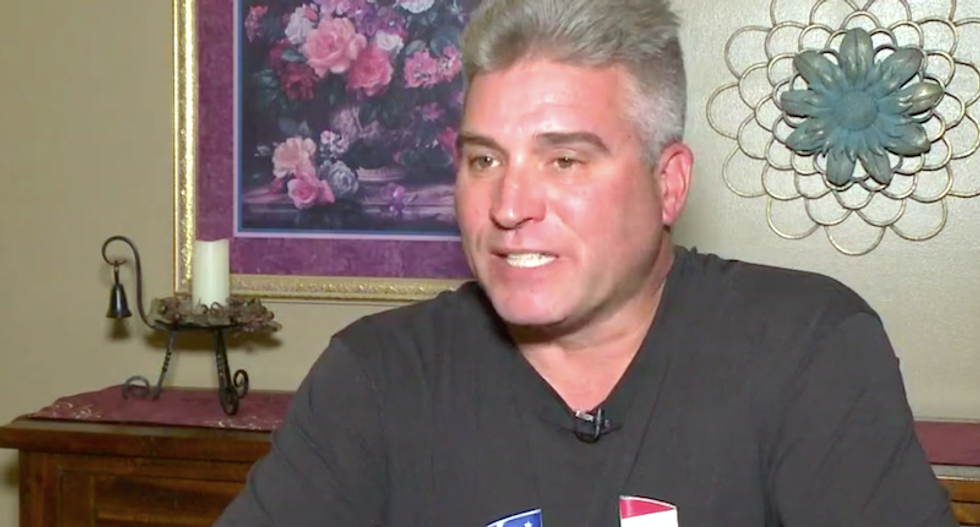 NFL stadium worker strips off shirt and walks off job to protest Bills players kneeling for anthem