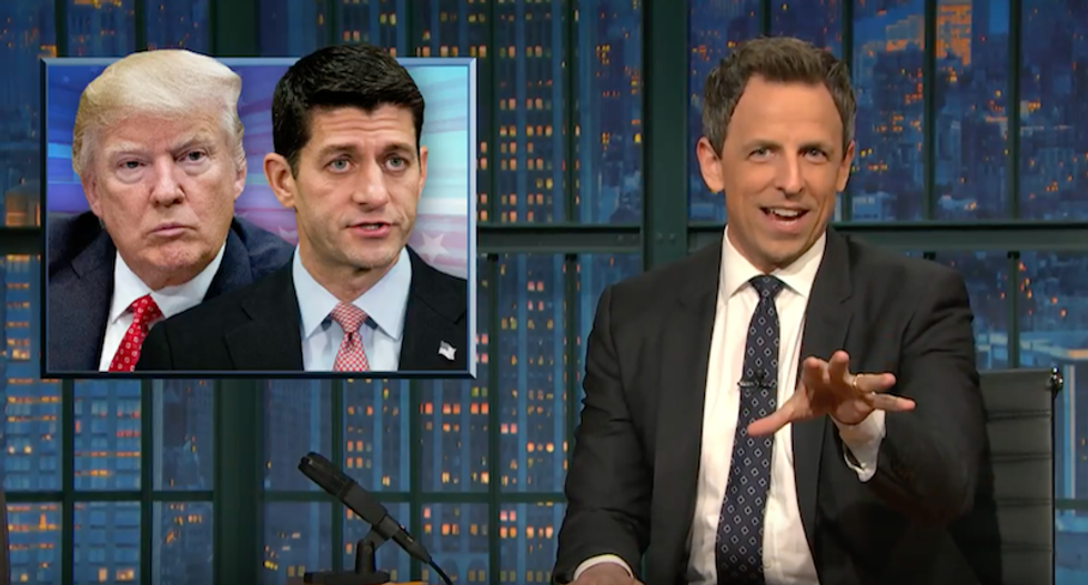 Seth Meyers destroys Trump's healthcare fail: His deal-making skills 'turned out to be a complete sham'