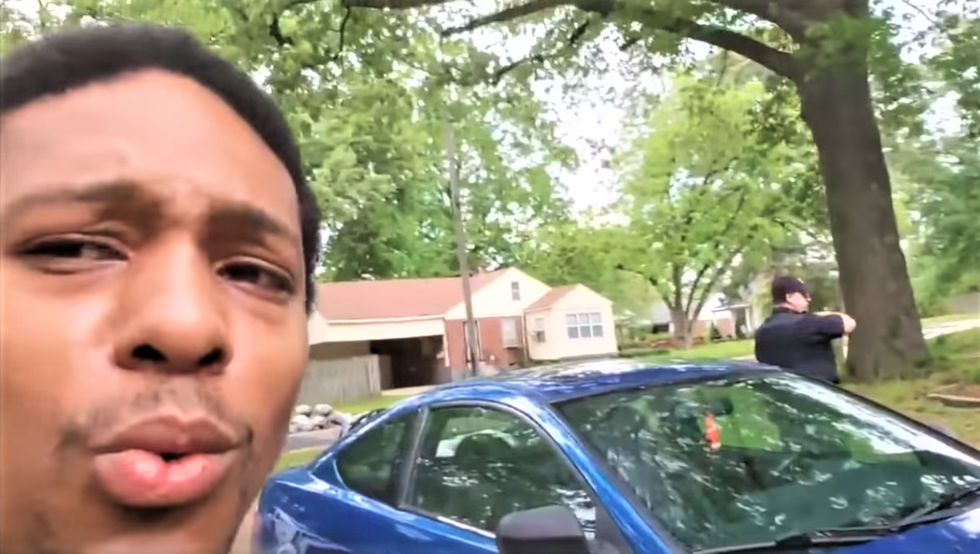 WATCH: White woman calls the cops on black man who's trying to fix up house in her neighborhood
