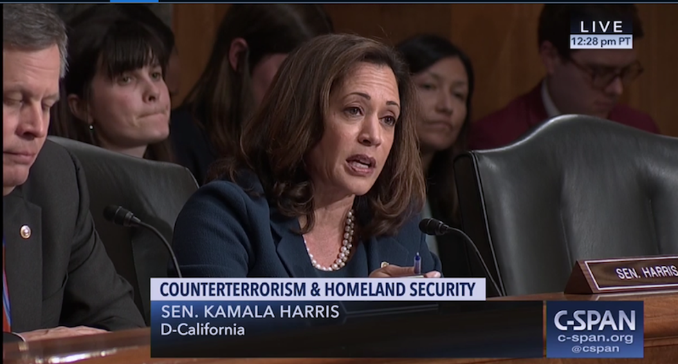 Watch: Kamala Harris demands to know if Trump 'directed' DHS Secretary Nielsen 'to separate parents from their children'