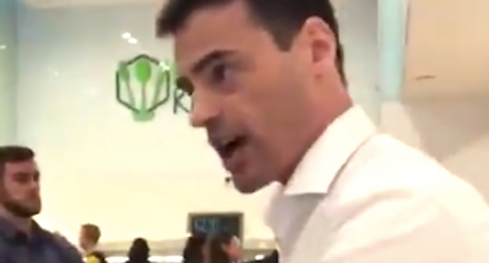 White man freaks out after hearing Spanish spoken in NYC — and threatens to call ICE as he’s laughed out of coffee shop