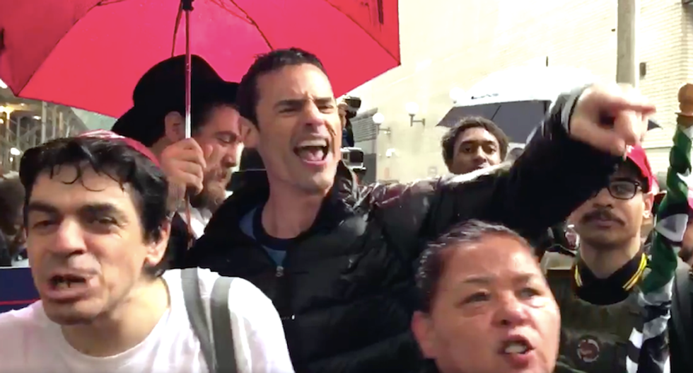 White man who threatened to call ICE on Spanish-speaking workers busted as Trump-loving NYC attorney