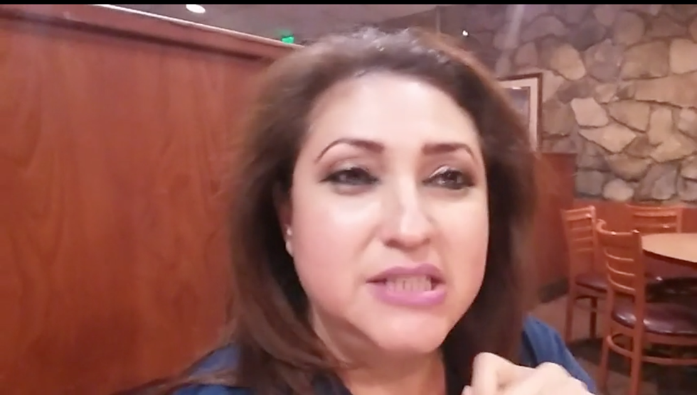 WATCH: California GOP candidate stalks and harasses trans woman attempting to use Denny’s ladies’ room