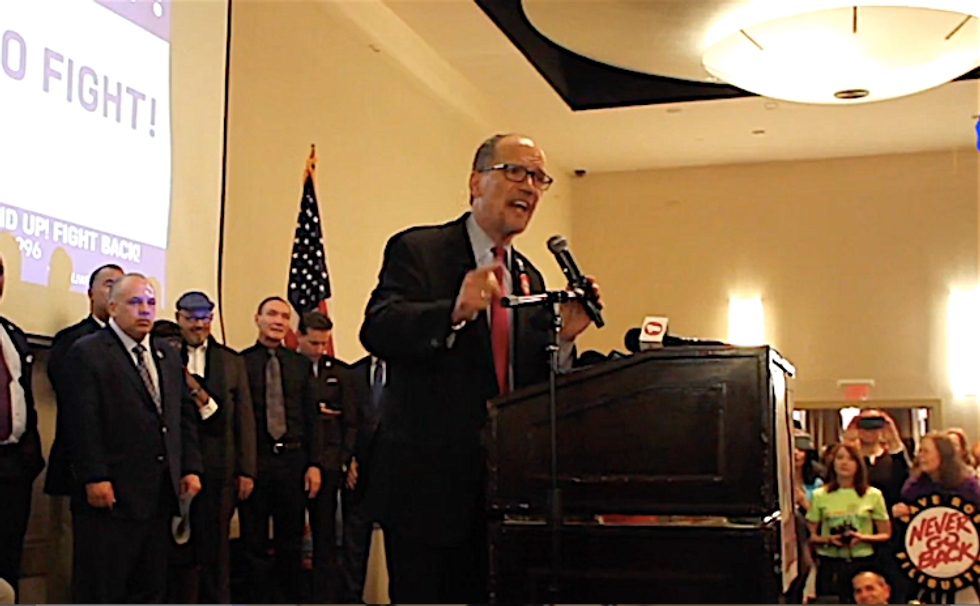 Republicans 'don't give a sh*t about people' says DNC Chair Tom Perez in fiery healthcare speech