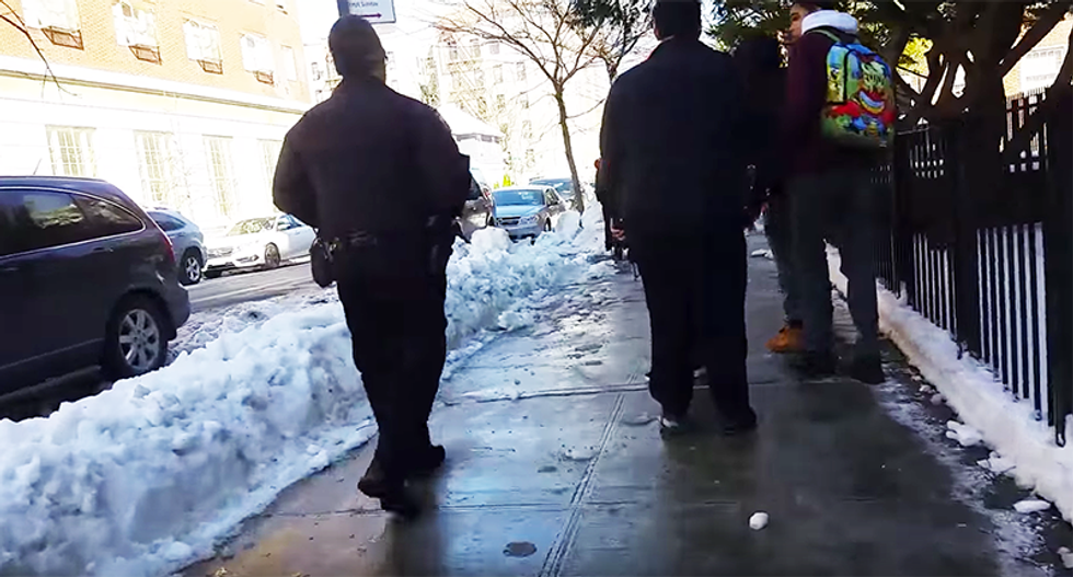 'Want to ride the lightning?': NYPD cops threaten black students with taser and police baton