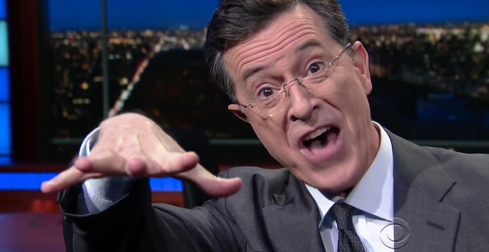 Stephen Colbert: Obama dropped the mic in his speech -- but Trump still somehow won the night