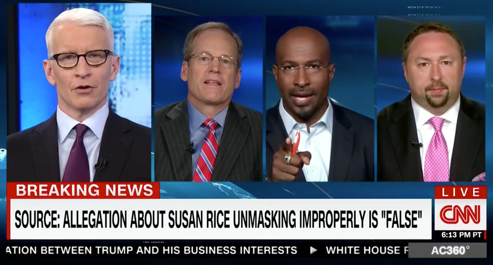 'Nobody on Earth has said that except you': Van Jones slams Jason Miller for Susan Rice 'smear'