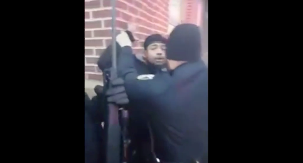 WATCH: Chaos ensues as Milwaukee cops confront Black Panthers at food giveaway event
