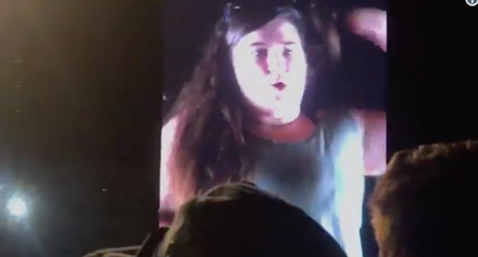 Kendrick Lamar invites white fan onstage — and shuts her down for rapping N-word lyrics