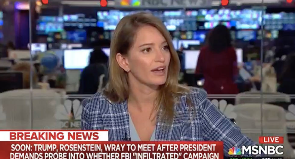 MSNBC's Katy Tur blows giant hole through President Trump's FBI conspiracy theory