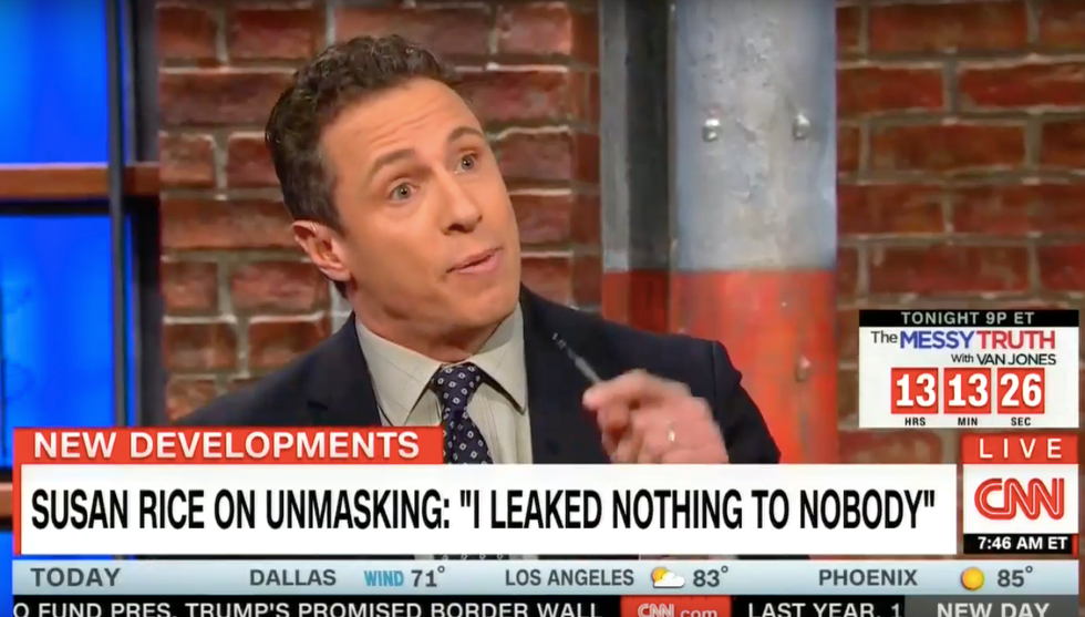 GOP senator snaps after CNN’s Cuomo grills the 'Breitbart poster boy' for smearing Susan Rice