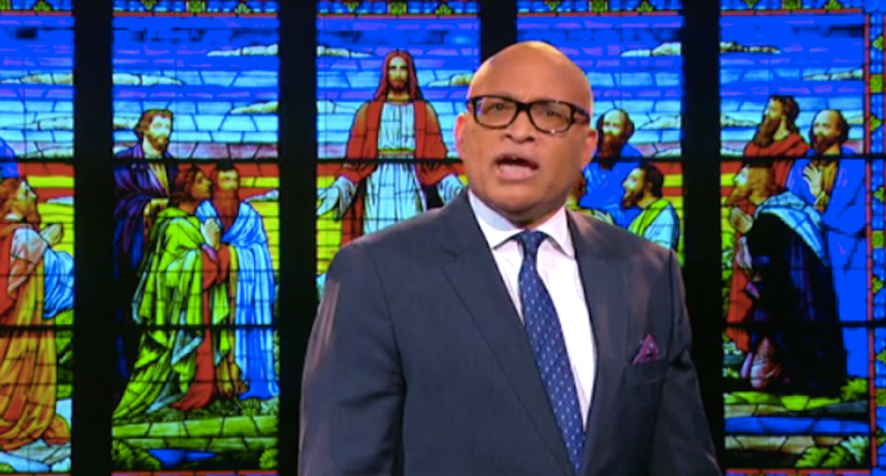 Larry Wilmore rips Trump for trying to 'close the deal' with evangelicals: 'Come on God, are you out of lightning bolts?'