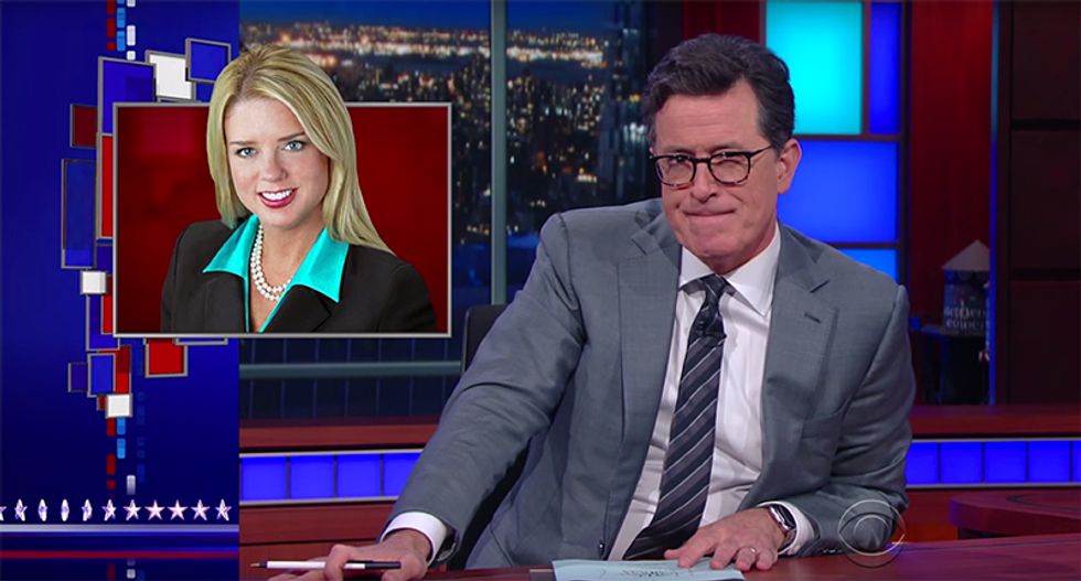 Stephen Colbert: 'Pam Bondi is the only person in the world who made money from Trump University'