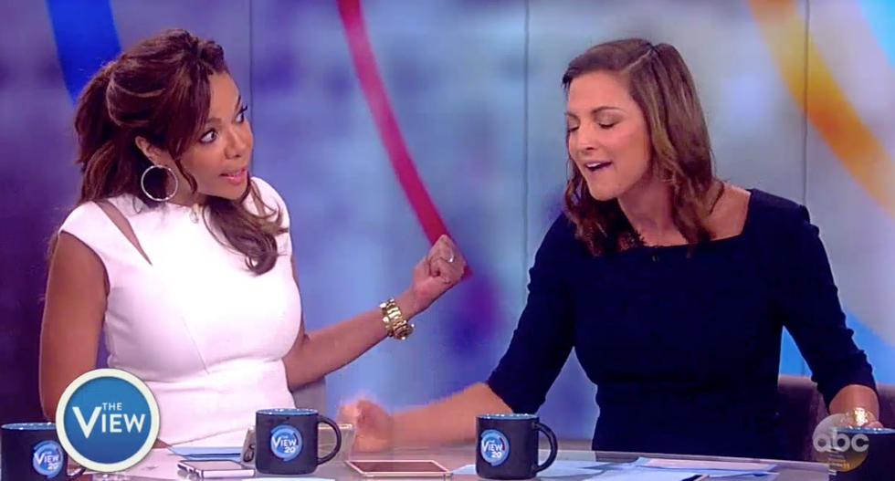 'You have to question your humanity!': The View hosts clash over Trump's Syrian missile strike