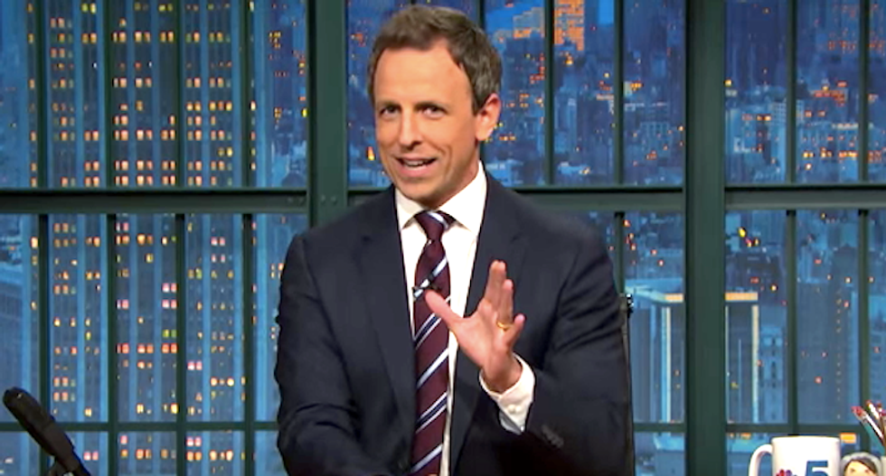 Seth Meyers: Trump backing out of Fox debate sounds like a 12-year-old imitating the movie 'Wall Street'