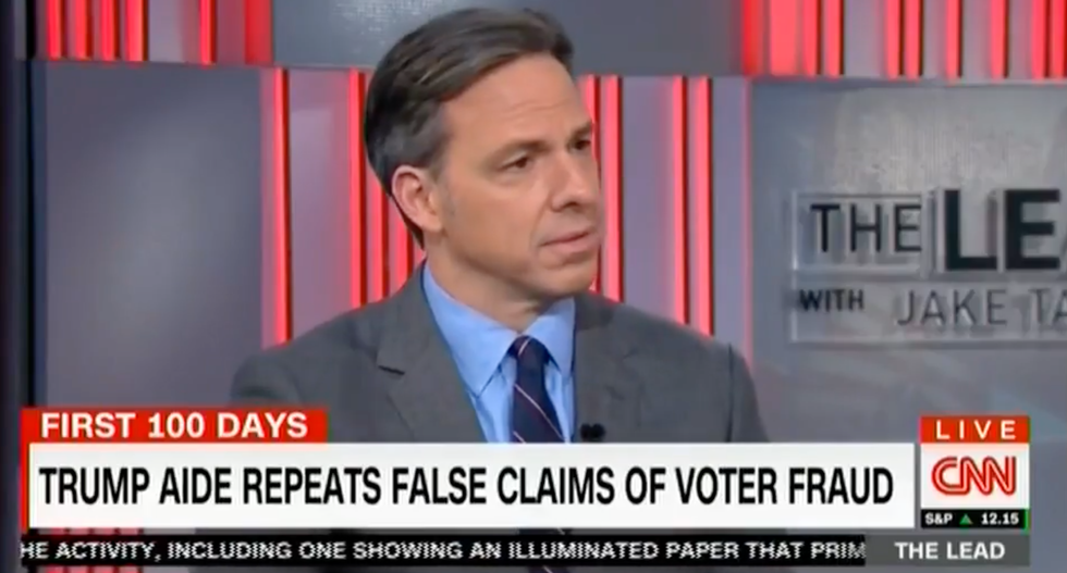 Jake Tapper: Are Trump's voter fraud claims just 'the latest wild conspiracy theory he read on InfoWars?’