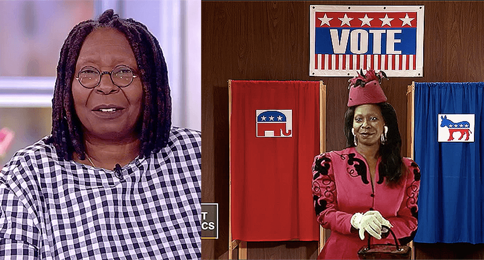 The View's Whoopi Goldberg humiliates Trump with photo confession of her own 'voter fraud' in costume