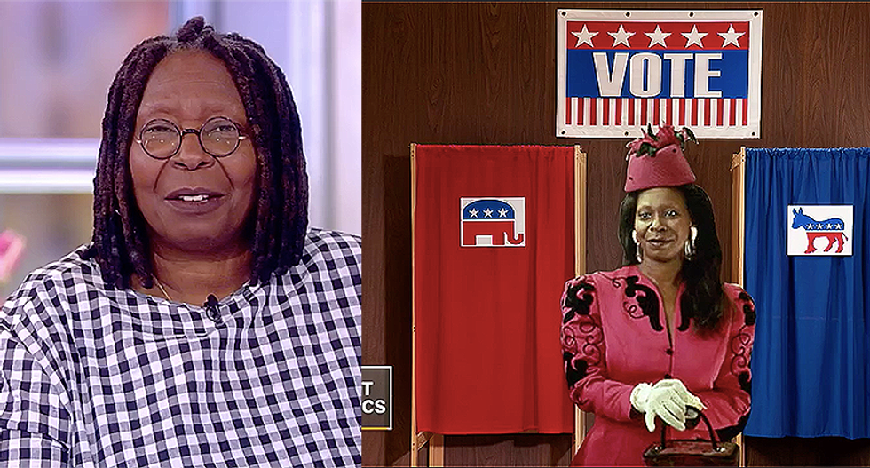 The View's Whoopi Goldberg humiliates Trump with photo confession of her own 'voter fraud' in costume