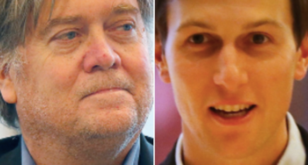 'Those two committed treason': Conspiracy bloggers say CNN has damning transcripts of Kushner and Bannon