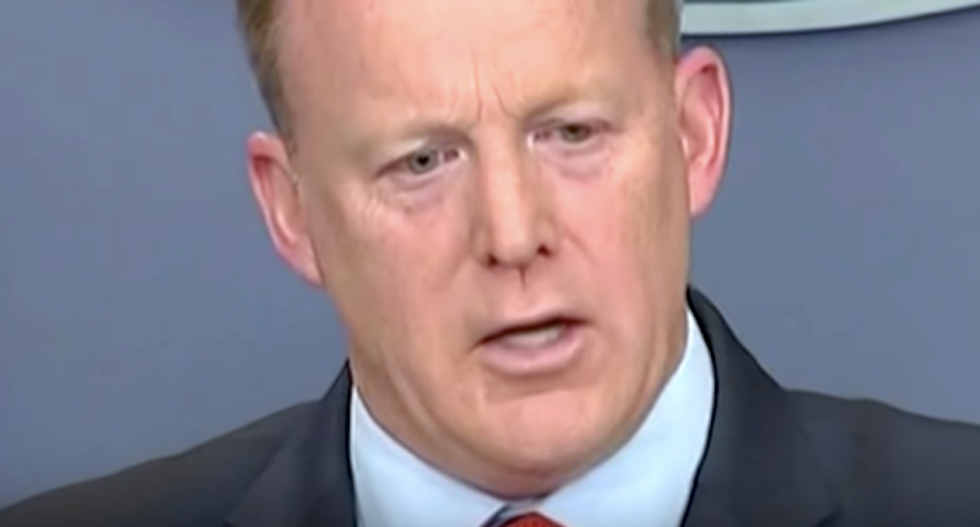 Sean Spicer finally talked to Donald Trump about Russia, who 'probably' interfered
