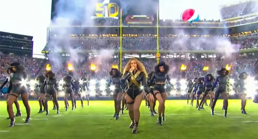 Angry cops throw a hissy fit over Beyonce's 'anti-police' Super Bowl halftime show