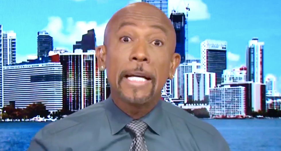 Montel Williams attacks Trump for using his racism to sell t-shirts