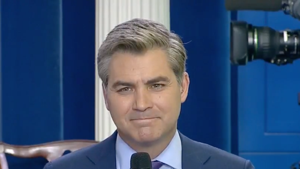 WATCH: CNN's Jim Acosta just responded to Trump Tampa rally hecklers with hilarious comeback