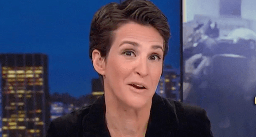 Rachel Maddow calls shenanigans on Paul Manafort's 'cheaply translated' legal defense website