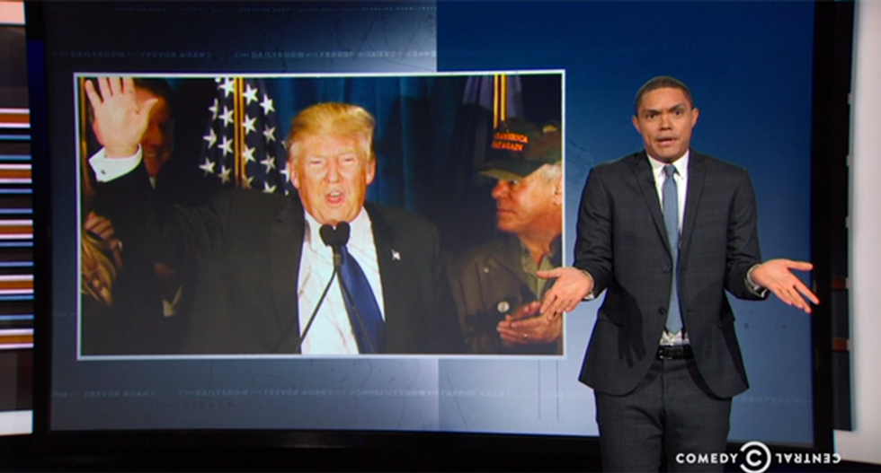 Trevor Noah nails perfect description of Trump: a 'pile of garbage covered in vodka sauce'