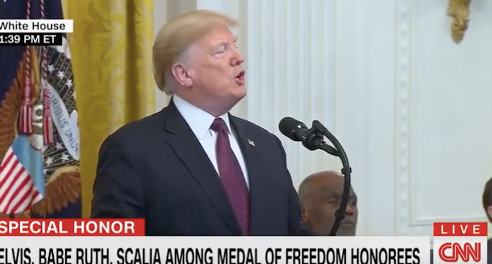 Donald Trump makes celebration of Orrin Hatch about himself: 'He liked me, so I like him'