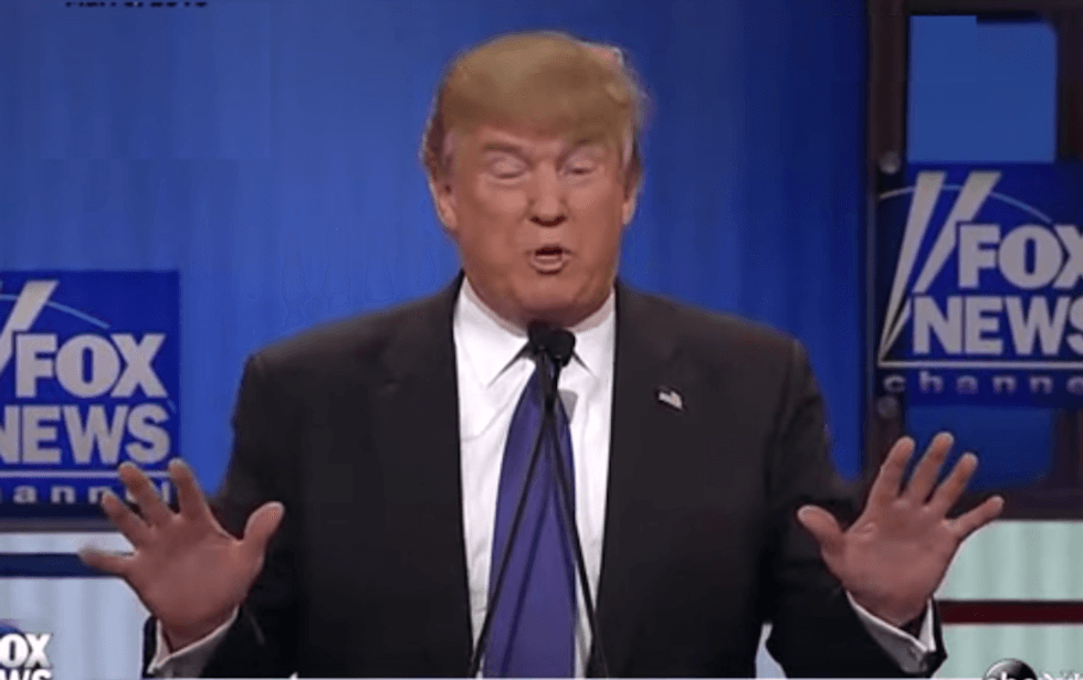 Trump's tiny hands may have been mocked by Kim Jong-un's over-sized letter