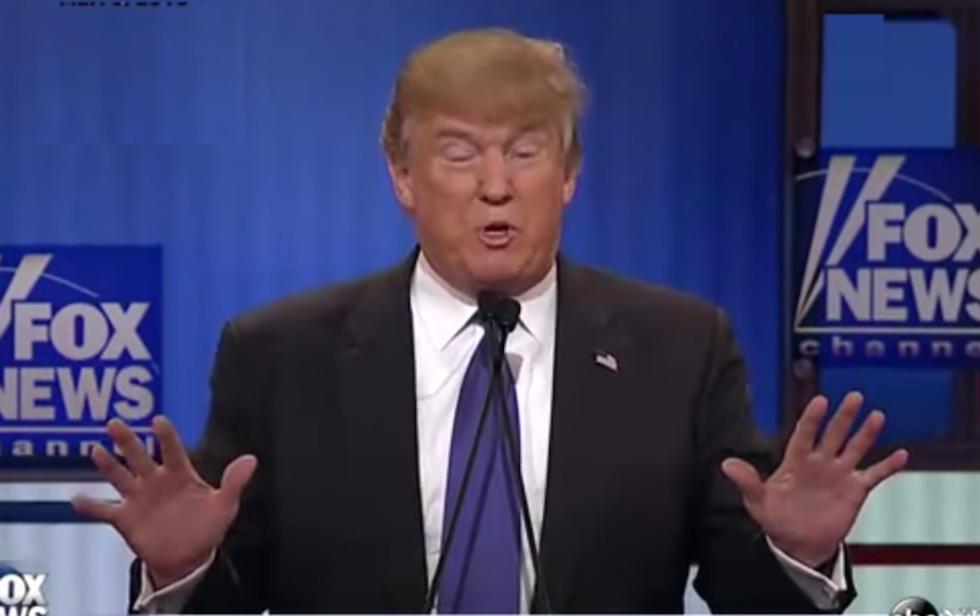 Trump's tiny hands may have been mocked by Kim Jong-un's over-sized letter