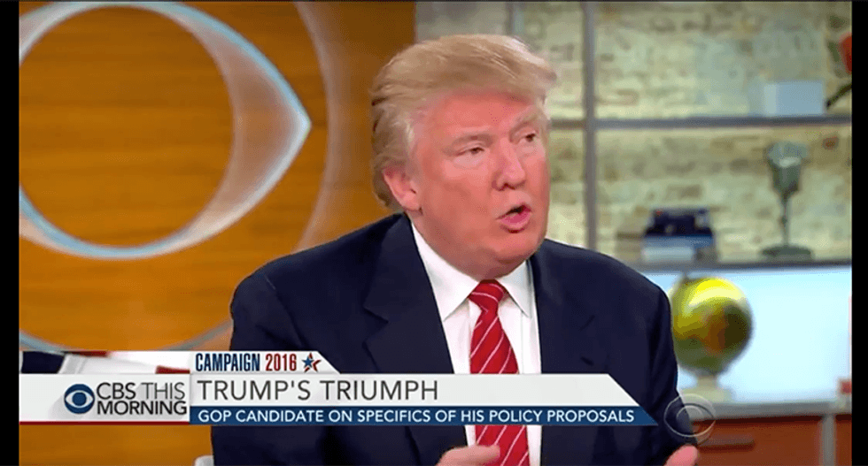 Watch as Charlie Rose forces Trump to admit he agrees with Obama on Syria