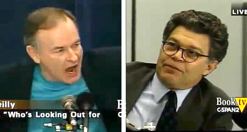 'SHUT UP!': Watch Bill O'Reilly lose it when Al Franken exposes him as a liar during vintage segment