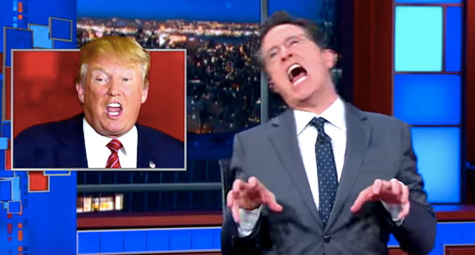 Stephen Colbert says Trump is unstoppable: 'He's like Godzilla with less foreign policy experience'