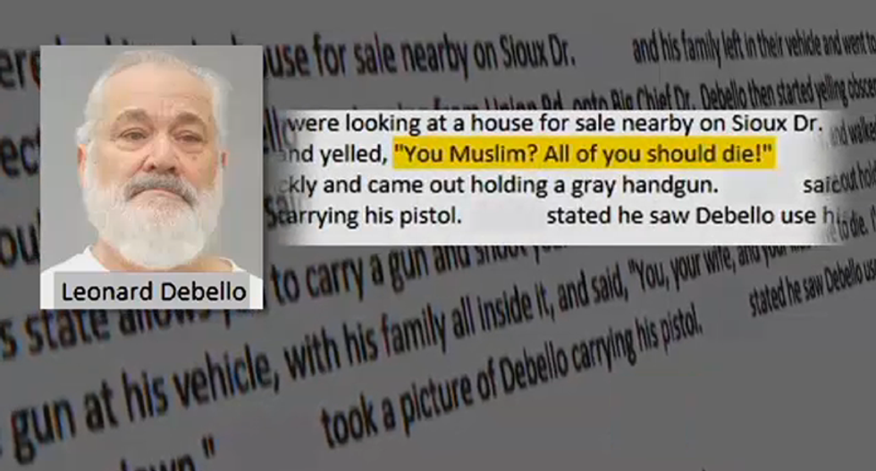 Missouri man threatens Muslim family shouting  'You, your wife and your kids have to die'