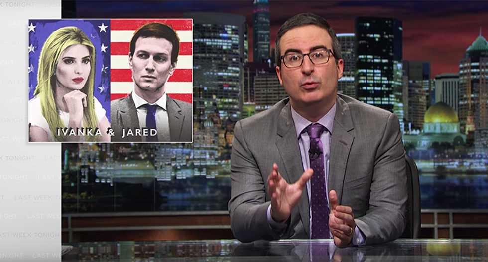 John Oliver shreds Ivanka Trump and Jared Kushner: All they’re good at is not being Steve Bannon