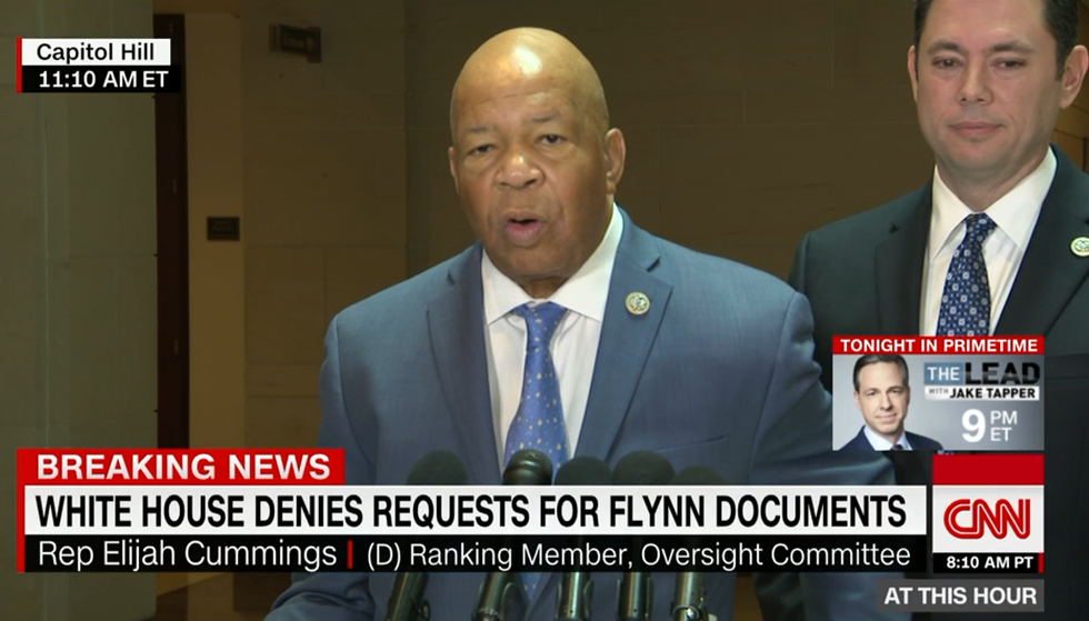 'This is a major problem': Cummings says Flynn appears to have committed a felony