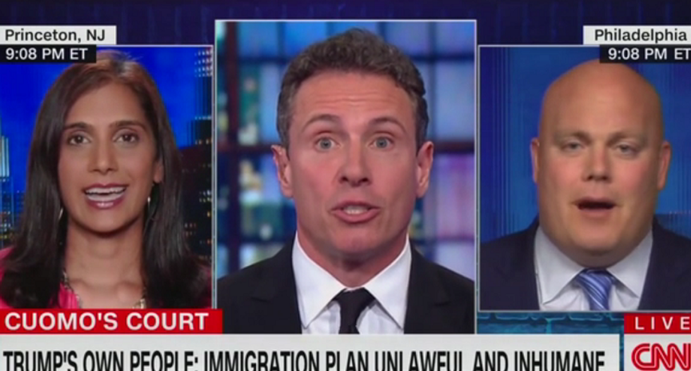CNN's Cuomo rips former White House lawyer for defending Trump's lawlessness: 'You're a little out of your depth'