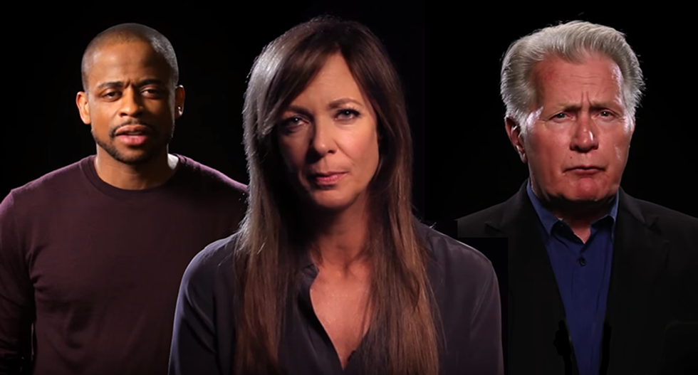 West Wing actors Martin Sheen, Allison Janney and others call for national veterans treatment courts