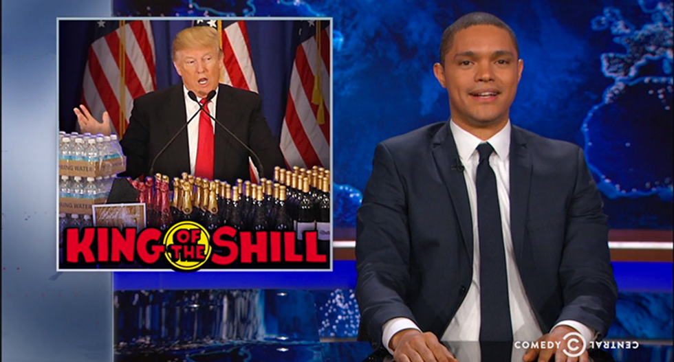 Trevor Noah roasts Trump’s shameless lies about shady wine and steak ventures
